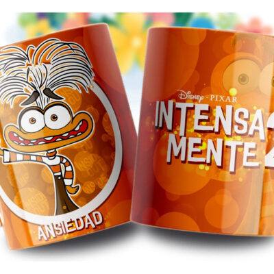 Taza Intensa Mente Emociones Tristeza Alegría Ansiedad Furia Ansiedad