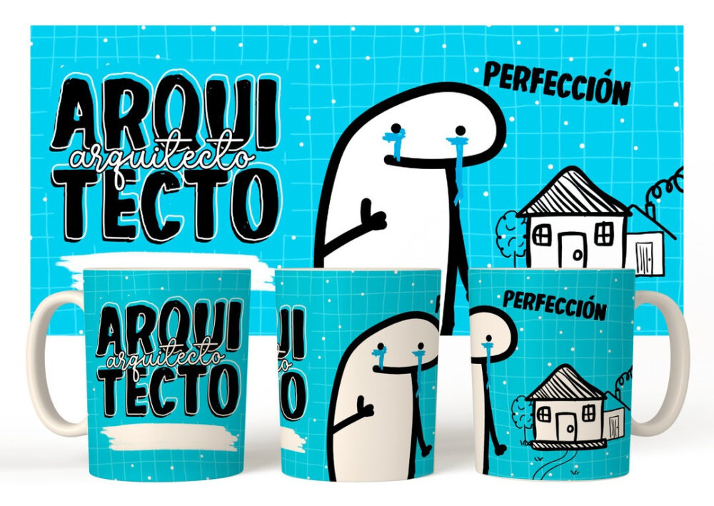 Taza Cerámica Flork Profesiones Trabajo Arquitecto - Image 2