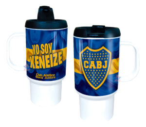 Jarro Térmico Equipos Fútbol Argentina Escudo Bandera Copa Boca Juniors Xeneixe Club Atlético