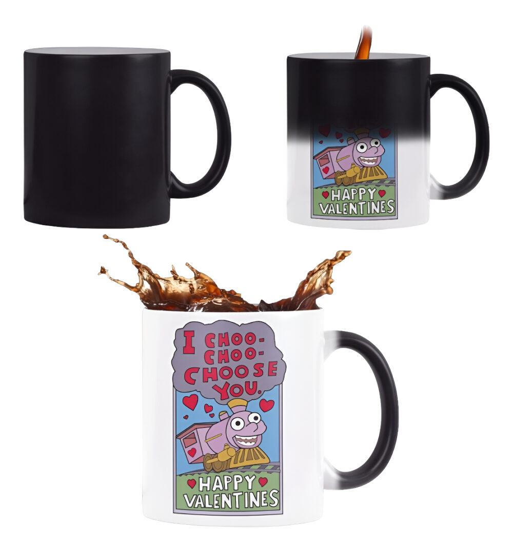 Taza Mágica Te Elijo Los Simpson San Valentín