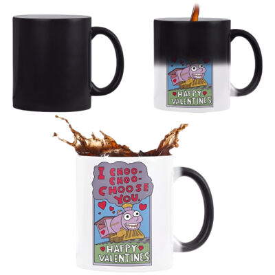 Taza Mágica Te Elijo Los Simpson San Valentín