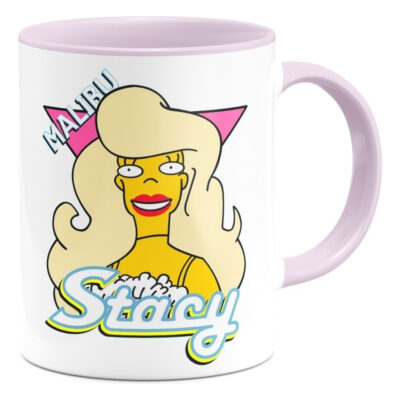 Taza Interior De Color Stacy Malibu Los Simpson Retro