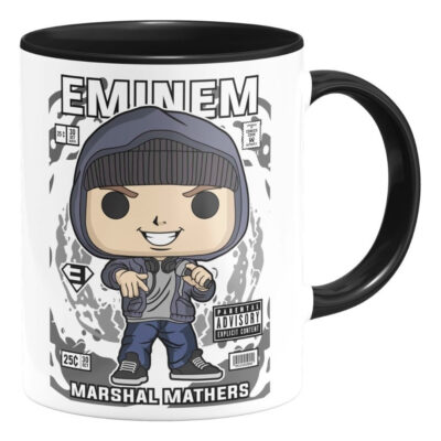 Taza Interior De Color Eminem Comic