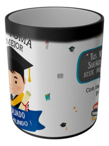 Taza Magica Aqui Toma El La Mejor Profesiones Regalo Familia GRADUADO