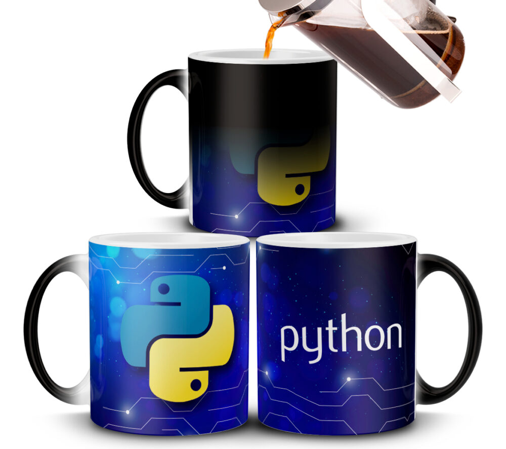 Taza Mágica Phyton Programación Lenguaje Programador