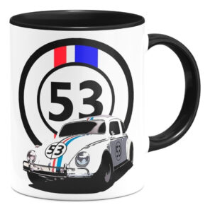 Taza Interior De Color Herbie Vocho Autos