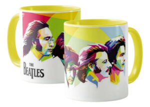 The Beatles Let It Be Taza Ceramica Interior Color