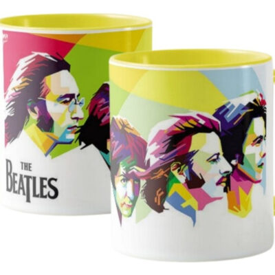 The Beatles Let It Be Taza Ceramica Interior Color