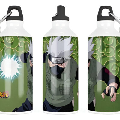 Botella Agua Deporte Kakashi 600ml Naruto Diseño Logo