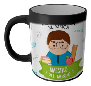 Taza Magica Aqui Toma El La Mejor Profesiones Regalo Familia MAESTRO