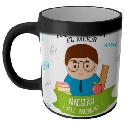 Taza Magica Aqui Toma El La Mejor Profesiones Regalo Familia MAESTRO