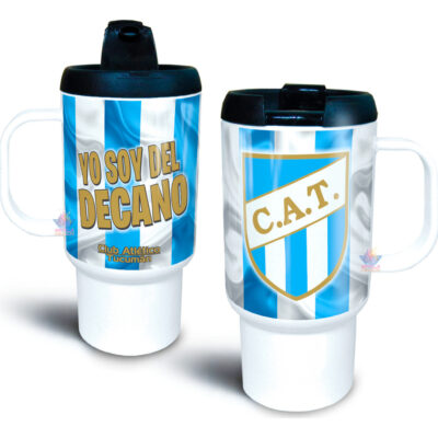 Jarro Térmico Equipos Fútbol Argentina Escudo Bandera Copa Atlético Tucumán Decano Club