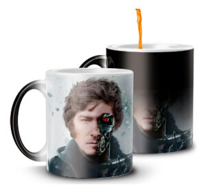 Taza Mágica Milei Terminator Casta Viva Libertad Presidente