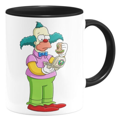 Taza Krusty Los Simpson Interior De Color Personaje Clásico