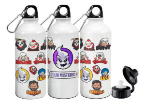 Botella Deportiva Hoppy Club Misterio Fede Vigevani Diseño