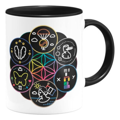 Taza Coldplay Discografía Banda Rock Interior De Color