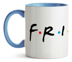 Taza Ceramica Logo Friends Interior Color