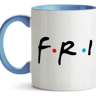 Taza Ceramica Logo Friends Interior Color