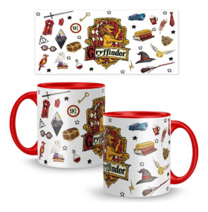 Taza Cerámica Premium De 11oz Harry Potter Casa Gryffindor