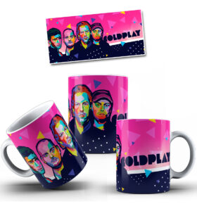 Taza Cerámica Rock Internacional Música Todas Las Bandas Pop Coldplay
