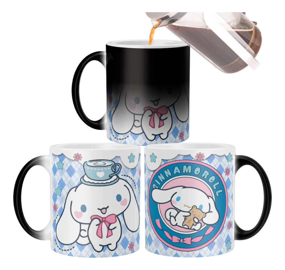 Taza Mágica Cinnamoroll Diseño Kawaii Sanrio Anime Perro