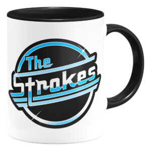 Taza The Strokes Banda Rock Interior De Color Logo