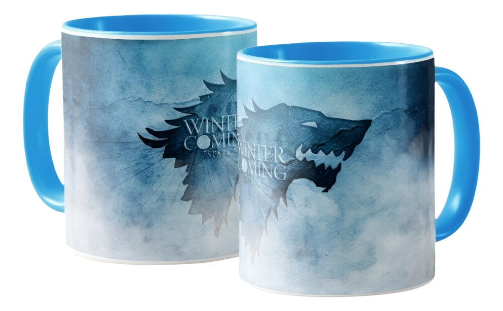 Game Of Thrones Casa Stark Taza Ceramica Interior Color
