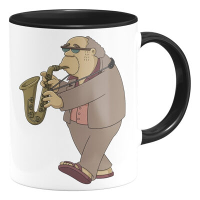 Taza Interior De Color Encias Sangrantes Los Simpson