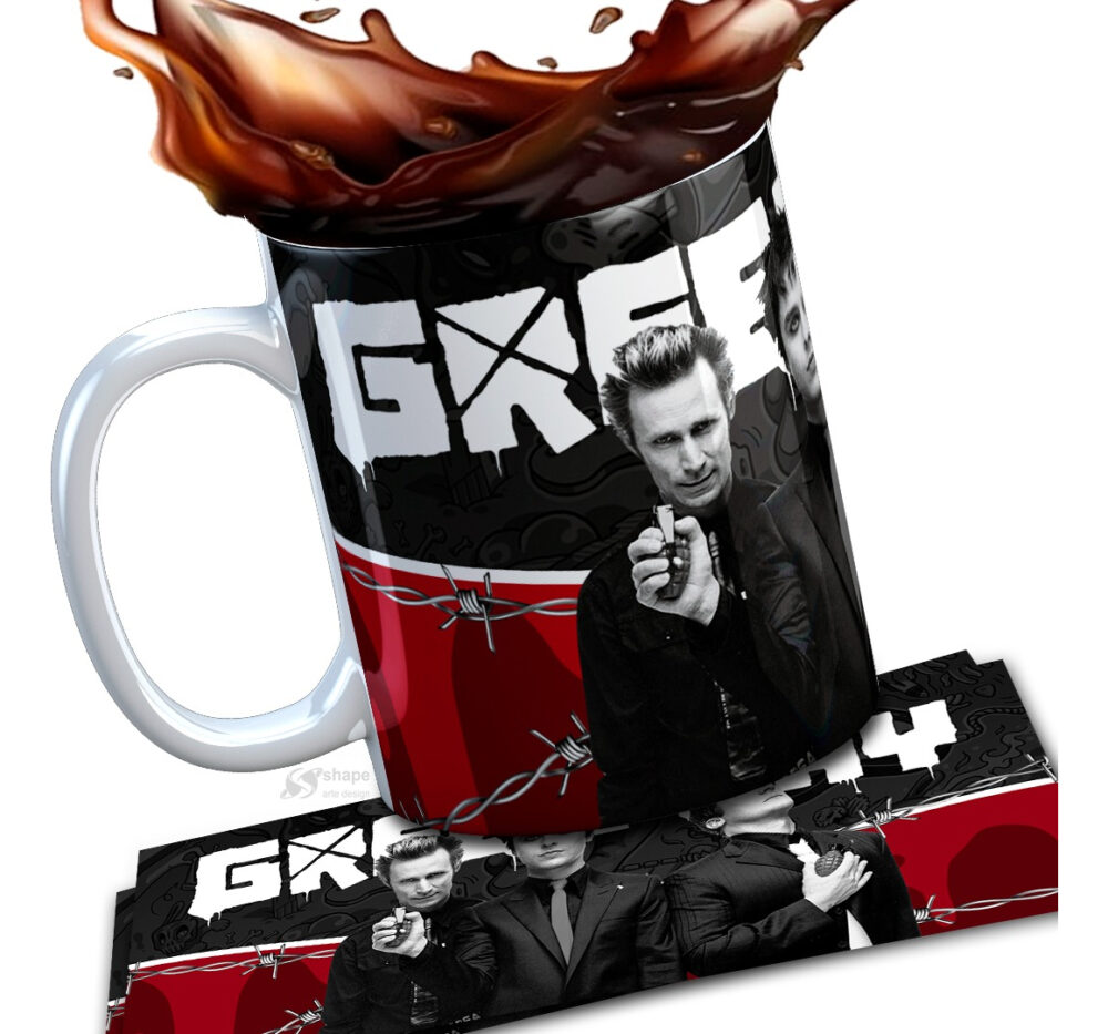Taza Cerámica Rock Internacional Música Todas Las Bandas Pop Green Day 2 - Image 2