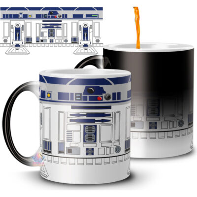 Taza Mágica Robot R2d2 Película Arturito Café Termosensible