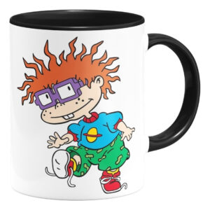 Taza Carlitos Chucky Rugrats Personaje Interior De Color