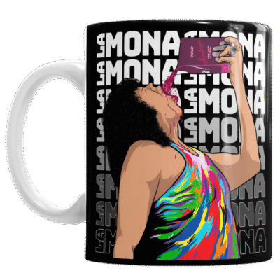 Taza Cerámica La Mona Jiménez Vino Música Córdoba Cuarteto