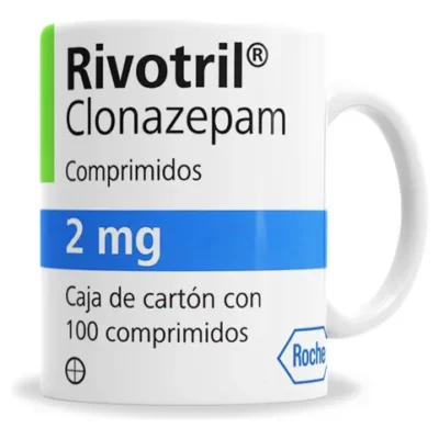 Taza De Cerámica Meme Rivotril Clona Oficina Ansiedad