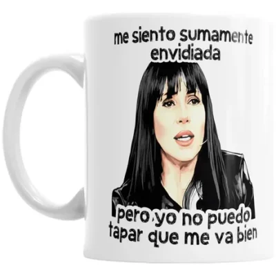 Taza Frase Marixa Balli Me Siento Sumamente Envidiada Meme Blanco