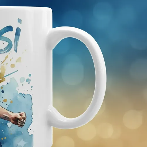Taza Messi Cerámica Mundial 2026 Figurita Argentina Campeón Blanco Messi Argentina 3 Taza Messi Cerámica Mundial 2026 Figurita Argentina Campeón Blanco Messi Argentina - Image 3